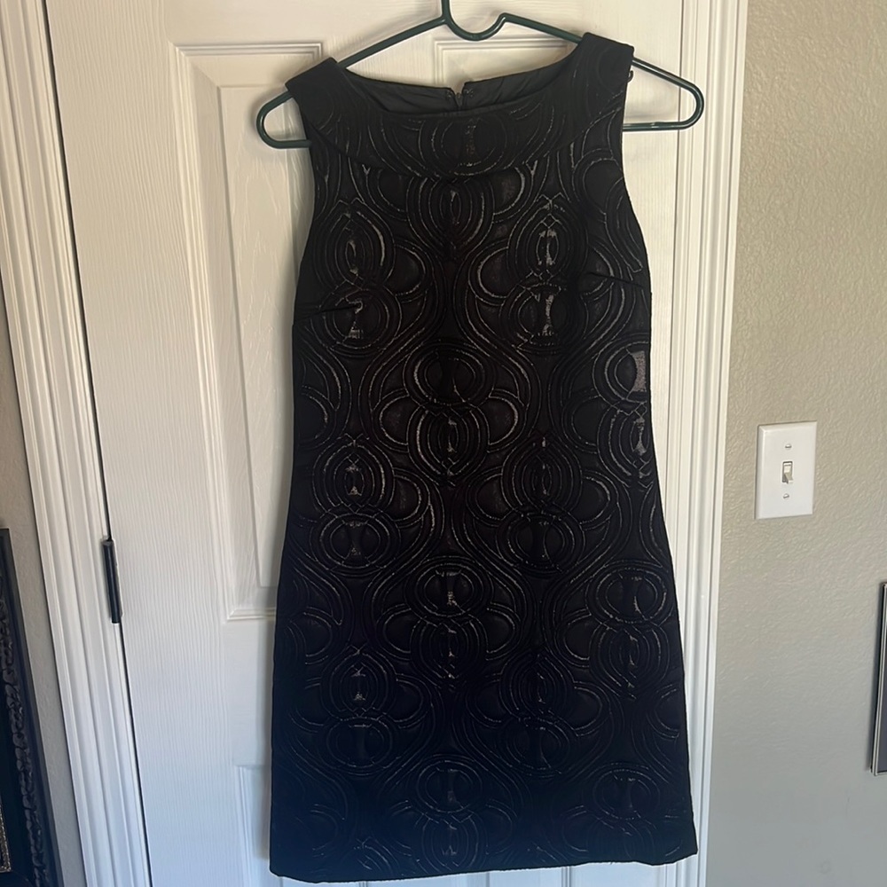 Black mini dress